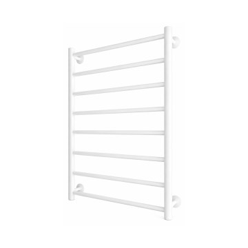 Kylpyhuoneen tikasradiaattori INOX FLAT 163W/230V 77x53 cm ruostumaton teräs/valkoinen