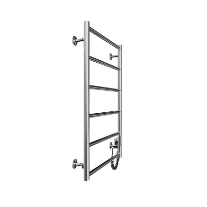 Kylpyhuoneen tikastyyppinen pyyhekuivain CLASSIC 110W/230V 81x52 cm ruostumaton teräs/kiiltävä kromi oikeanpuoleinen