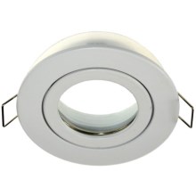 Kylpyhuoneen upotettu valo QUATRO 1xGU10/30W/230V IP54 valkoinen