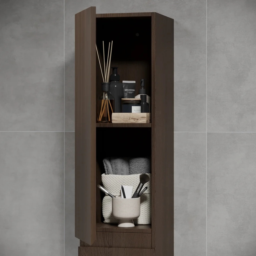 Kylpyhuonekaappi KENWOOD 186 cm, pähkinä