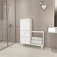 Kylpyhuonekaappi PAMIR 84,2x67,4 cm valkoinen