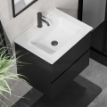 Kylpyhuonekaappi pesualtaalla KENWOOD 61x52x47 cm musta/valkoinen