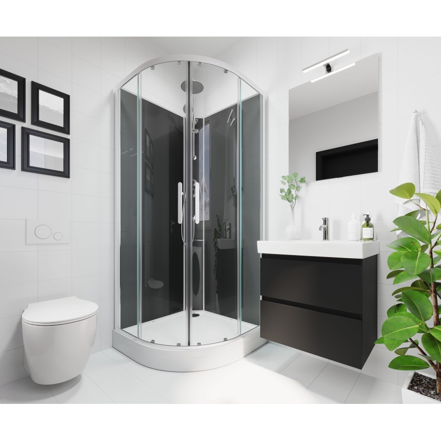 Kylpyhuonepeili NORDBORG 80x75 cm