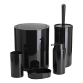 Kylpyhuonesetti CARMEN 5 kpl musta