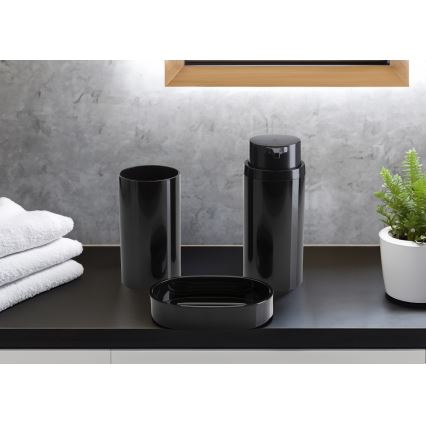 Kylpyhuonesetti CARMEN 5 kpl musta