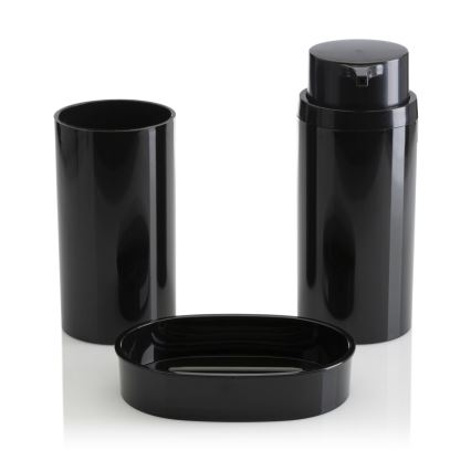 Kylpyhuonesetti CARMEN 5 kpl musta