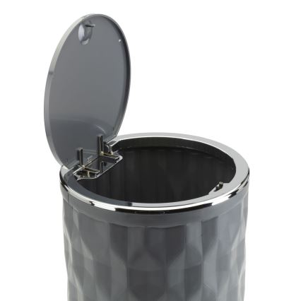 Kylpyhuonesetti REINA 5 kpl antrasiitti/kiiltävä kromi