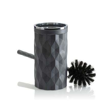 Kylpyhuonesetti REINA 5 kpl antrasiitti/kiiltävä kromi