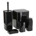 Kylpyhuonesetti SIERRA 5 kpl musta