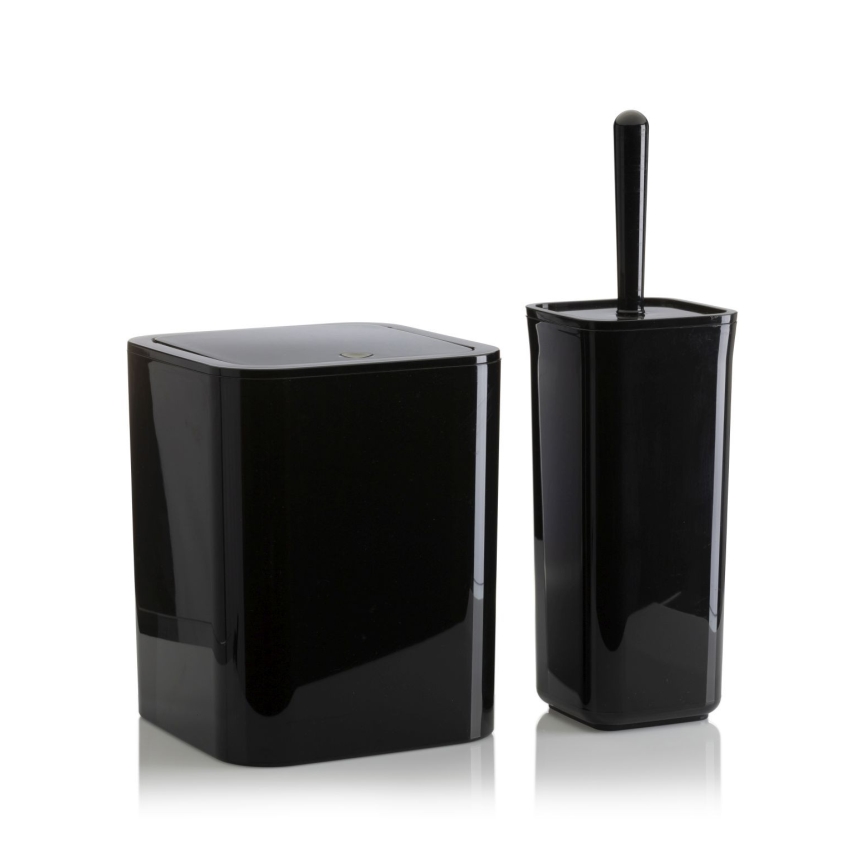 Kylpyhuonesetti SIERRA 5 kpl musta