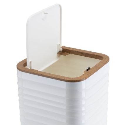 Kylpyhuonesetti WAVE 5 kpl valkoinen/ruskea