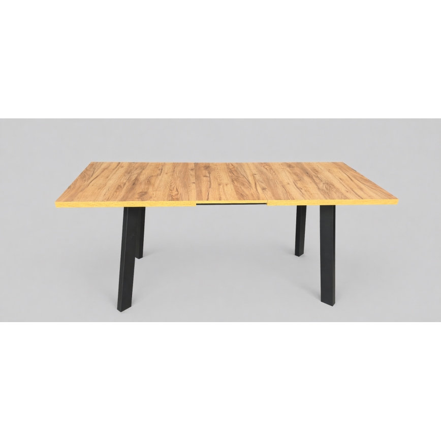 Laajennettava ruokapöytä KERNO 150/190 x 80 cm craft-tammi/musta