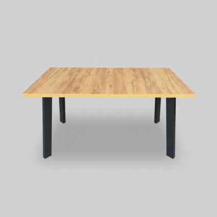 Laajennettava ruokapöytä KERNO 150/190 x 80 cm craft-tammi/musta