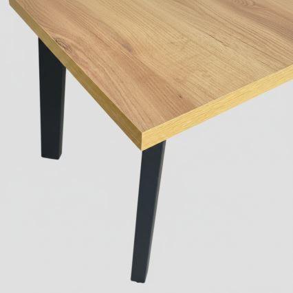 Laajennettava ruokapöytä KERNO 150/190 x 80 cm craft-tammi/musta