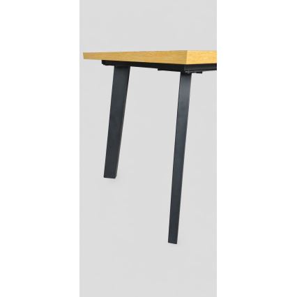 Laajennettava ruokapöytä KERNO 150/190 x 80 cm craft-tammi/musta