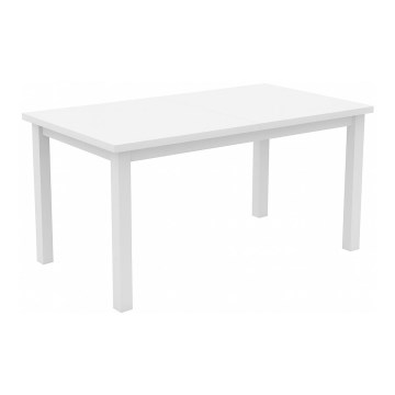 Laajennettava ruokapöytä LIAM valkoinen