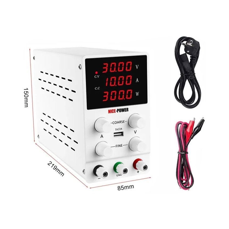 Laboratorion virtalähde SPS3010 0-30V/0-10A