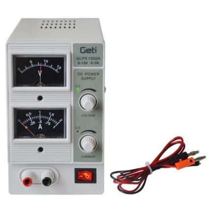 Laboratoriovirtalähde 1502A 0-15V/0-2A