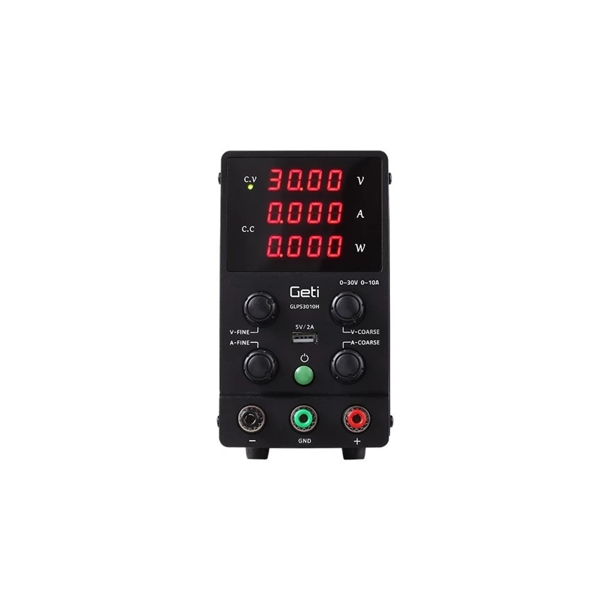 Laboratoriovirtalähde 3010H 0-30V/0-10A