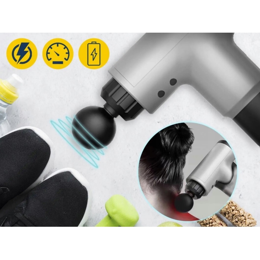 Ladattava hierontapistooli 20W/8,4V 1500 mAh