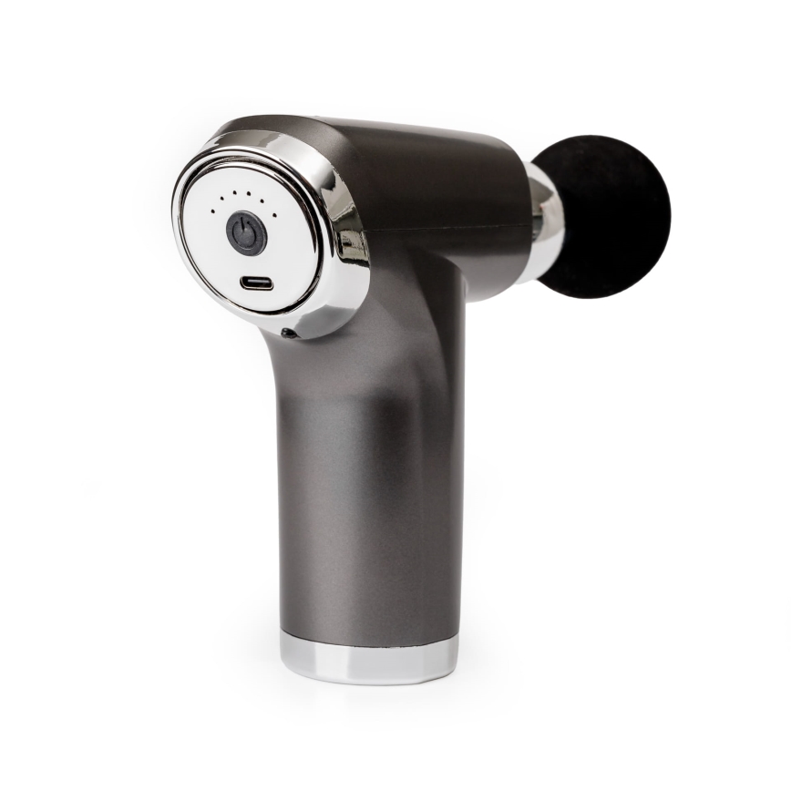 Ladattava hierontapistooli 4 vaihdettavalla päällä 25W/5V 1200 mAh