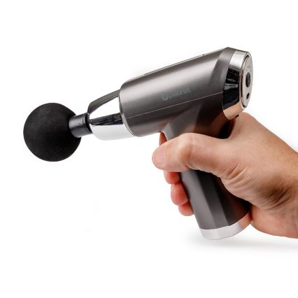 Ladattava hierontapistooli 4 vaihdettavalla päällä 25W/5V 1200 mAh