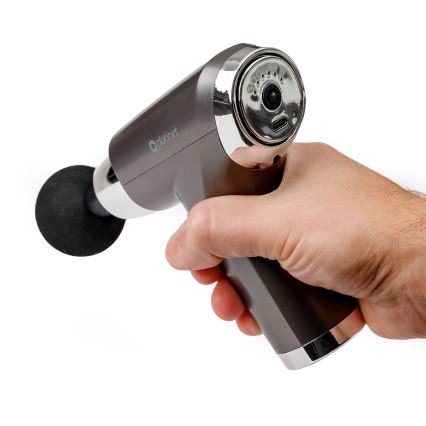 Ladattava hierontapistooli 4 vaihdettavalla päällä 25W/5V 1200 mAh