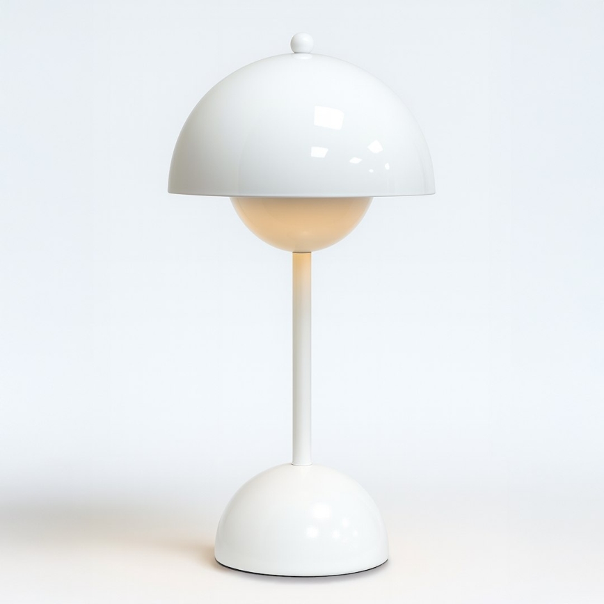 Ladattava kosketusohjattu pöytävalaisin COSTA LED/3W/5V 2400 mAh 3000-6000K valkoinen