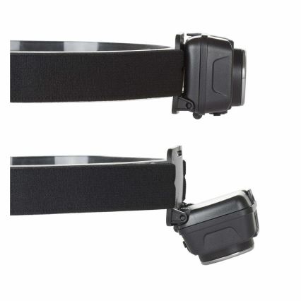 LED Himmennettävä ladattava otsalamppu anturilla ja punainen valo LED/15W/5V IP66 430 kiiltävä 1800 mAh