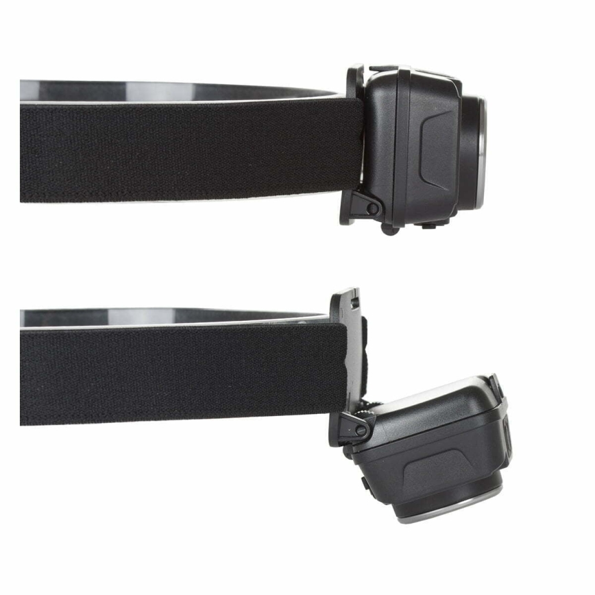 LED Himmennettävä ladattava otsalamppu anturilla ja punainen valo LED/15W/5V IP66 430 kiiltävä 1800 mAh