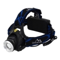 Ladattava LED-ajovalaisin LED/6W/7,4V 5600 mAh IP44 musta/sininen
