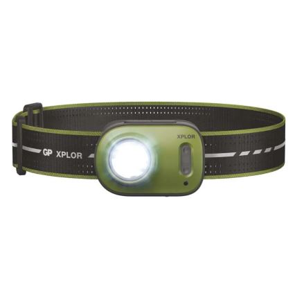 Ladattava LED-otsalamppu LED/USB 1600 mAh IPX6