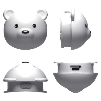 Ladattava LED-otsalamppu LED/USB 500 mAh karhu