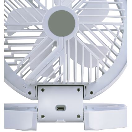 Ladattava LED-pöytätuuletin 3,7V 1200 mAh