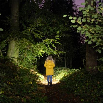 Ladattava LED-taskulamppu 2xLED/3W/5V 210 lm 1200 mAh musta