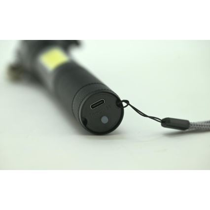 Ladattava LED-taskulamppu LED/3W/5V 200 lm 1200 mAh