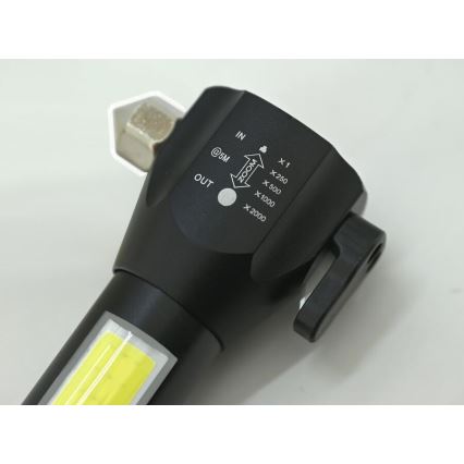 Ladattava LED-taskulamppu LED/3W/5V 200 lm 1200 mAh