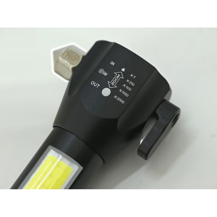 Ladattava LED-taskulamppu LED/3W/5V 200 lm 1200 mAh