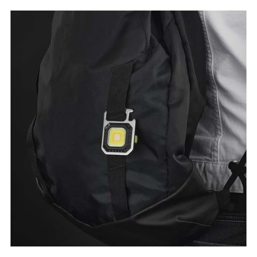 Ladattava LED-taskulamppu LED/USB/3,7V IP44 750 lm 400 mAh