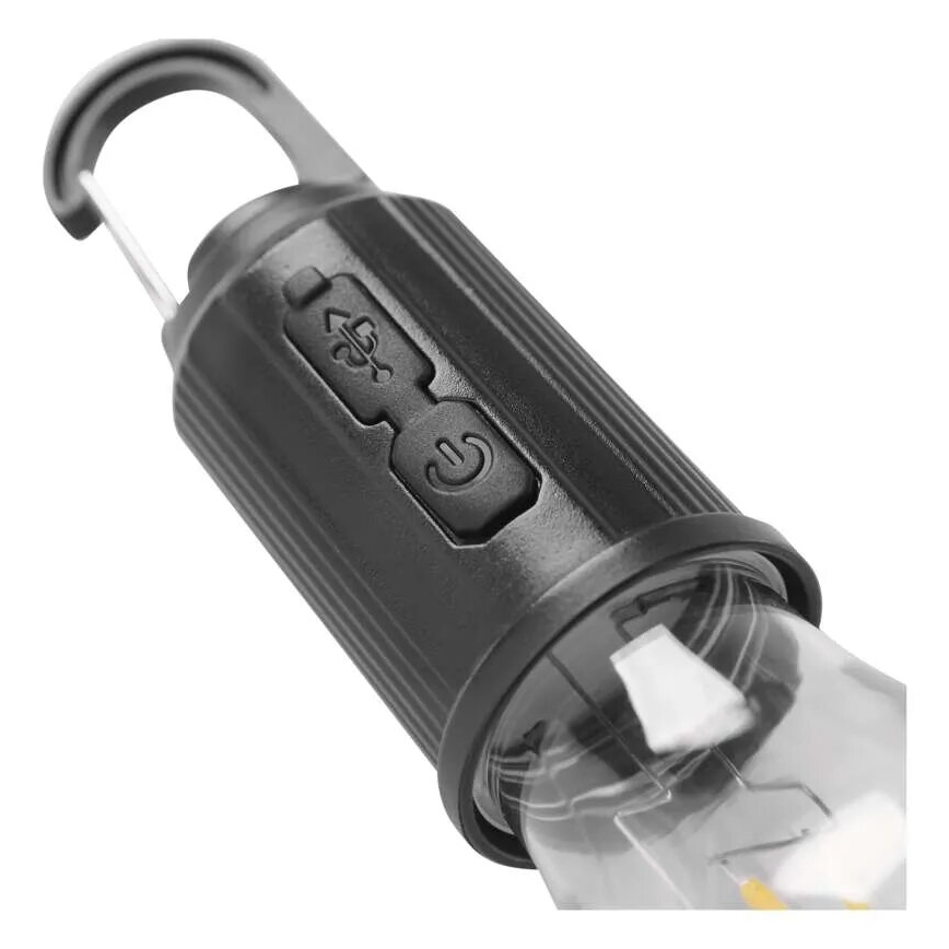 Ladattava LED-taskulamppu LED/USB IP44 90 lm 400 mAh