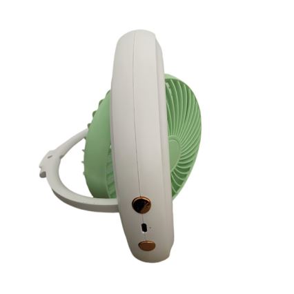 Ladattava pöytätuuletin 4 W / 5 V, 1200 mAh, valkoinen