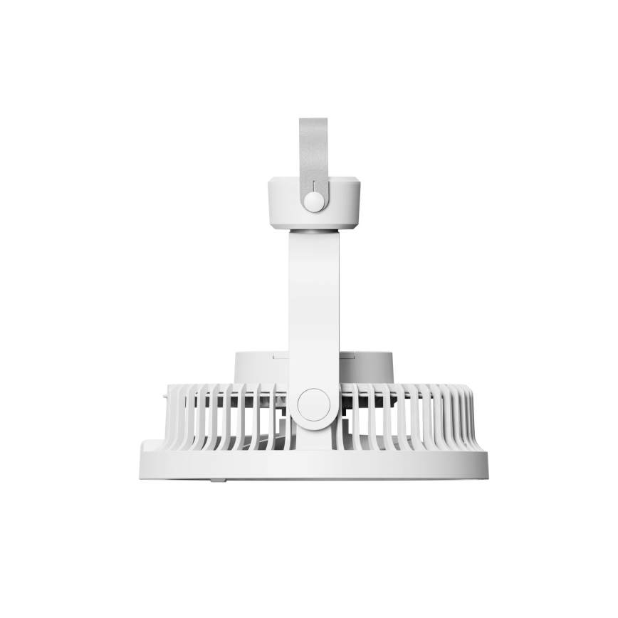 Ladattava pöytätuuletin LED-valaistuksella 8W/3,7V 2400 mAh valkoinen