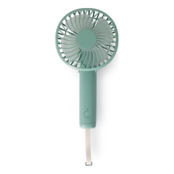Ladattava taskutuuletin 5W/5V 1200 mAh khaki