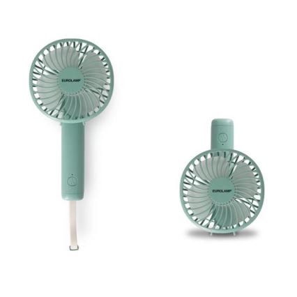 Ladattava taskutuuletin 5W/5V 1200 mAh khaki
