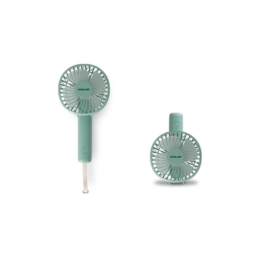 Ladattava taskutuuletin 5W/5V 1200 mAh khaki