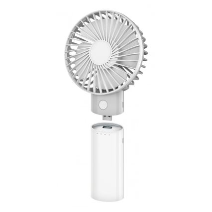 Ladattava tuuletin varavirtapankilla 4000 mAh/3,7 V, USB-C-liitännällä
