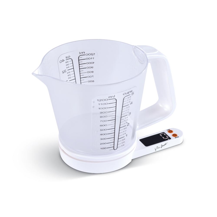 Lamart - Digitaalinen keittiövaaka mittakupilla 2xAAA valkoinen