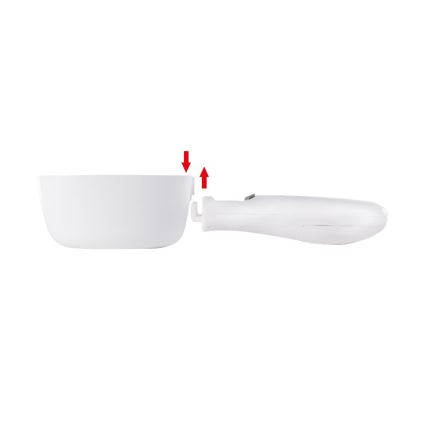 Lamart - Punnituslusikka LCD-näytöllä, 2xAAA, valkoinen