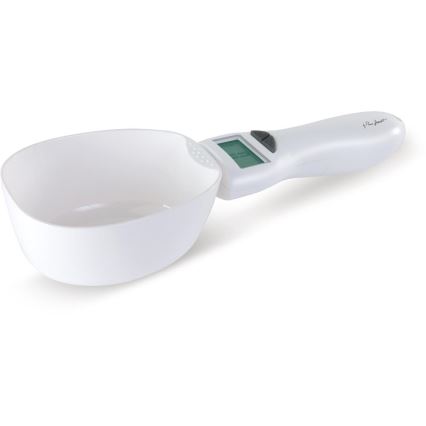 Lamart - Punnituslusikka LCD-näytöllä, 2xAAA, valkoinen