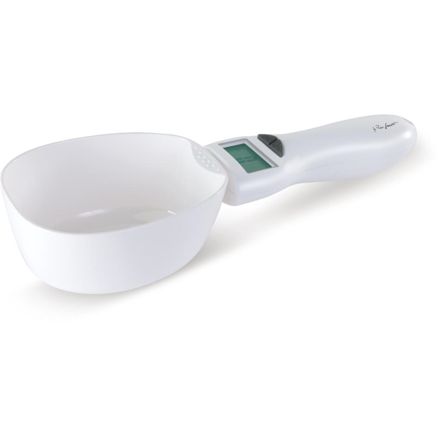 Lamart - Punnituslusikka LCD-näytöllä, 2xAAA, valkoinen